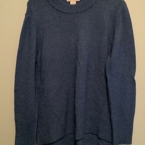 Design Studio Marled Blue Sweater Medium EUC